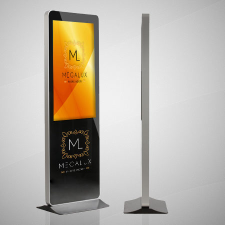 Megalux Photo Booth Rental - Open Air Touch Kiosk