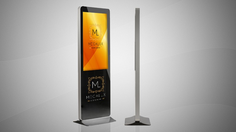 Megalux Photo Booth Rental - Open Air Touch Kiosk